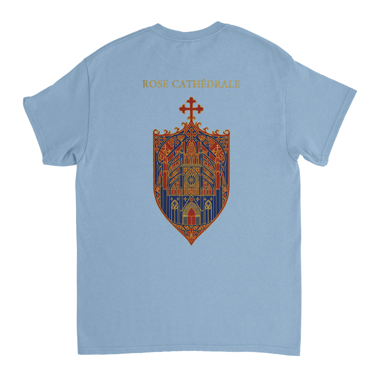 T-Shirt Femme Rose Cathédrale | Gildan 5000 Coton Épais