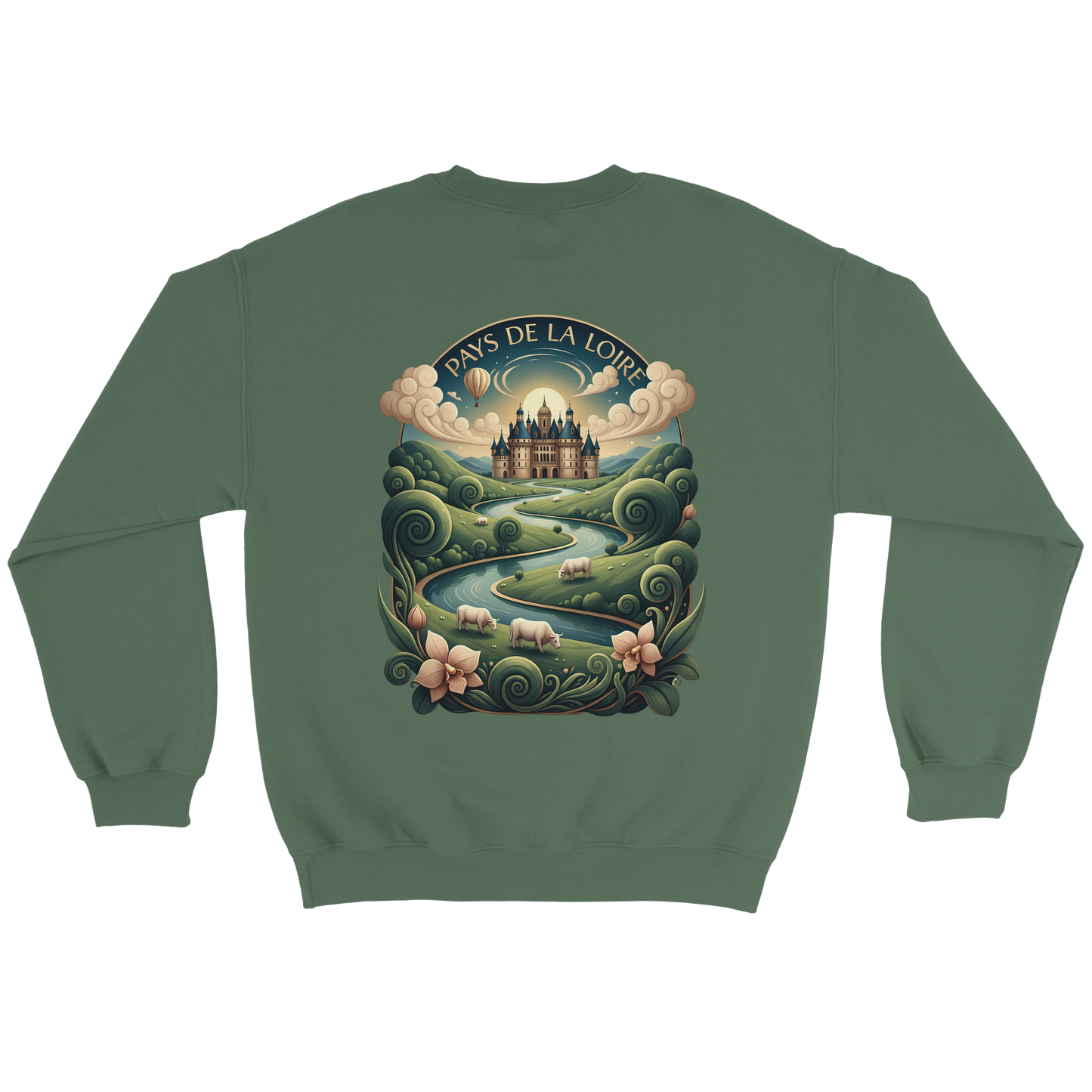 Sweat-shirt Unisexe Pays de la Loire – Confort Premium et Coupe Classique