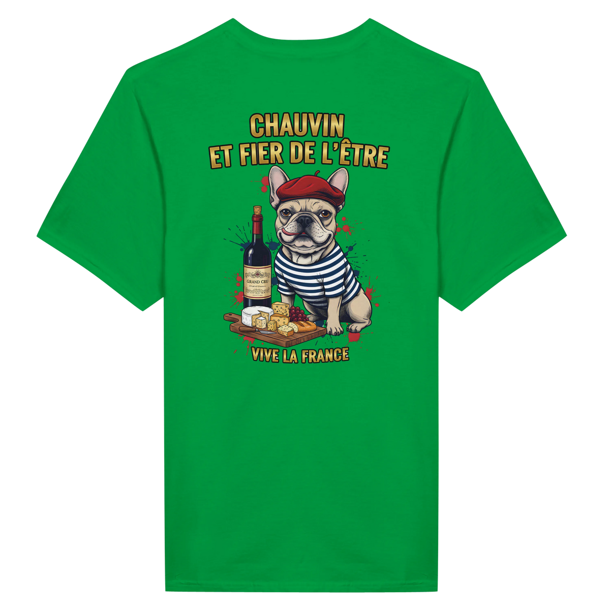 T-shirt Homme Chauvin et Fier de l'Être - Classique Ras du Cou Gildan 64000