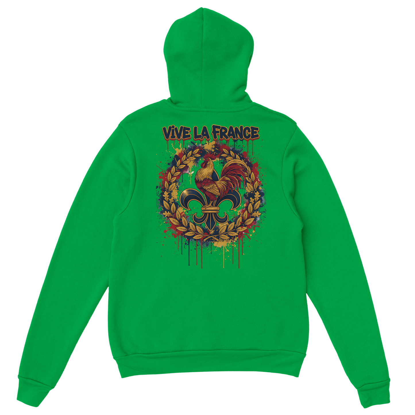 Sweat à Capuche Homme Vive la France – Confort et Style Tricolore