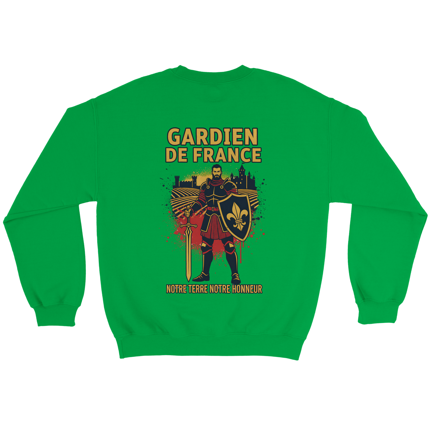 Sweat-shirt Homme Gardien de France - Premium French Heritage Apparel