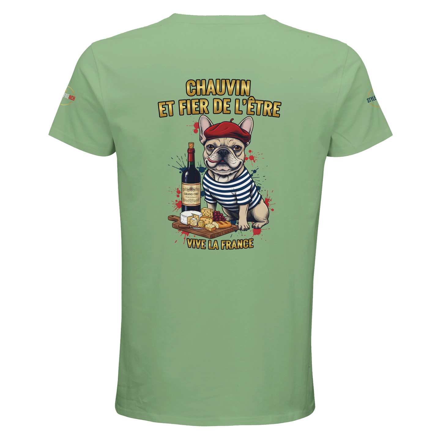 T-shirt Homme Chauvin et Fier de l'Être - 100% Coton Bio