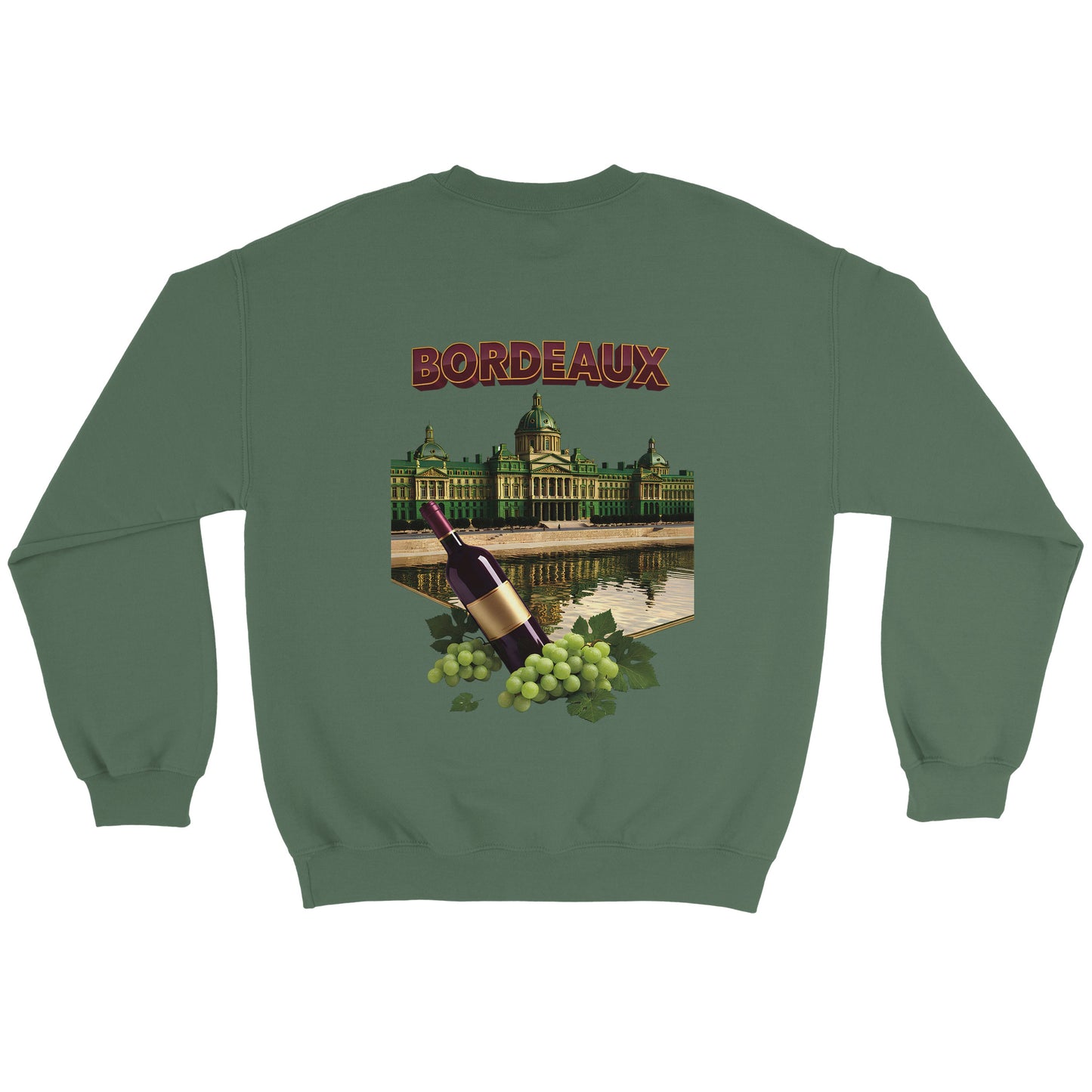 Sweat-shirt Unisexe Bordeaux Ville de France – Classique et Confortable