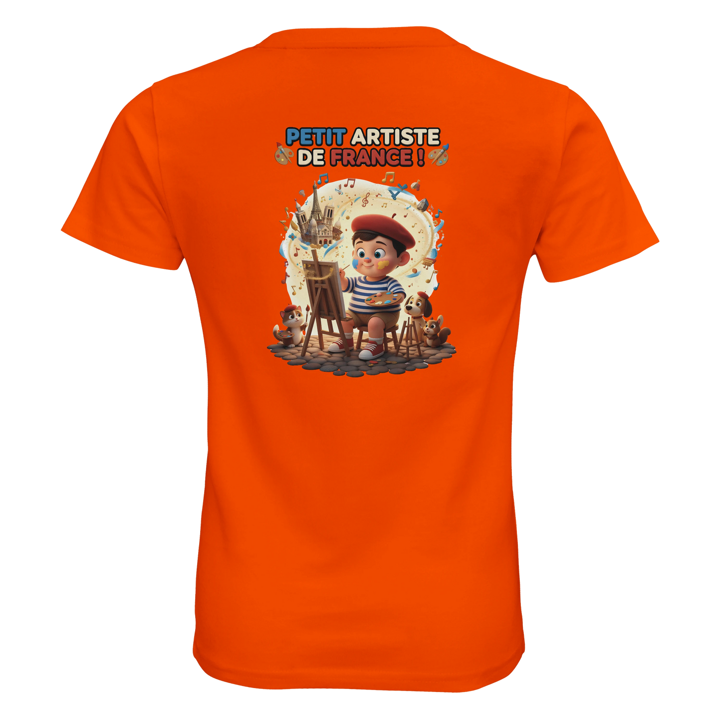 T-shirt Enfant Petit Artiste de France – 100% Coton Bio