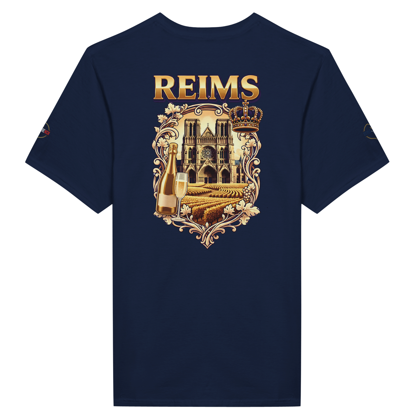T-shirt Unisexe Reims - Ville de France - Design Premium