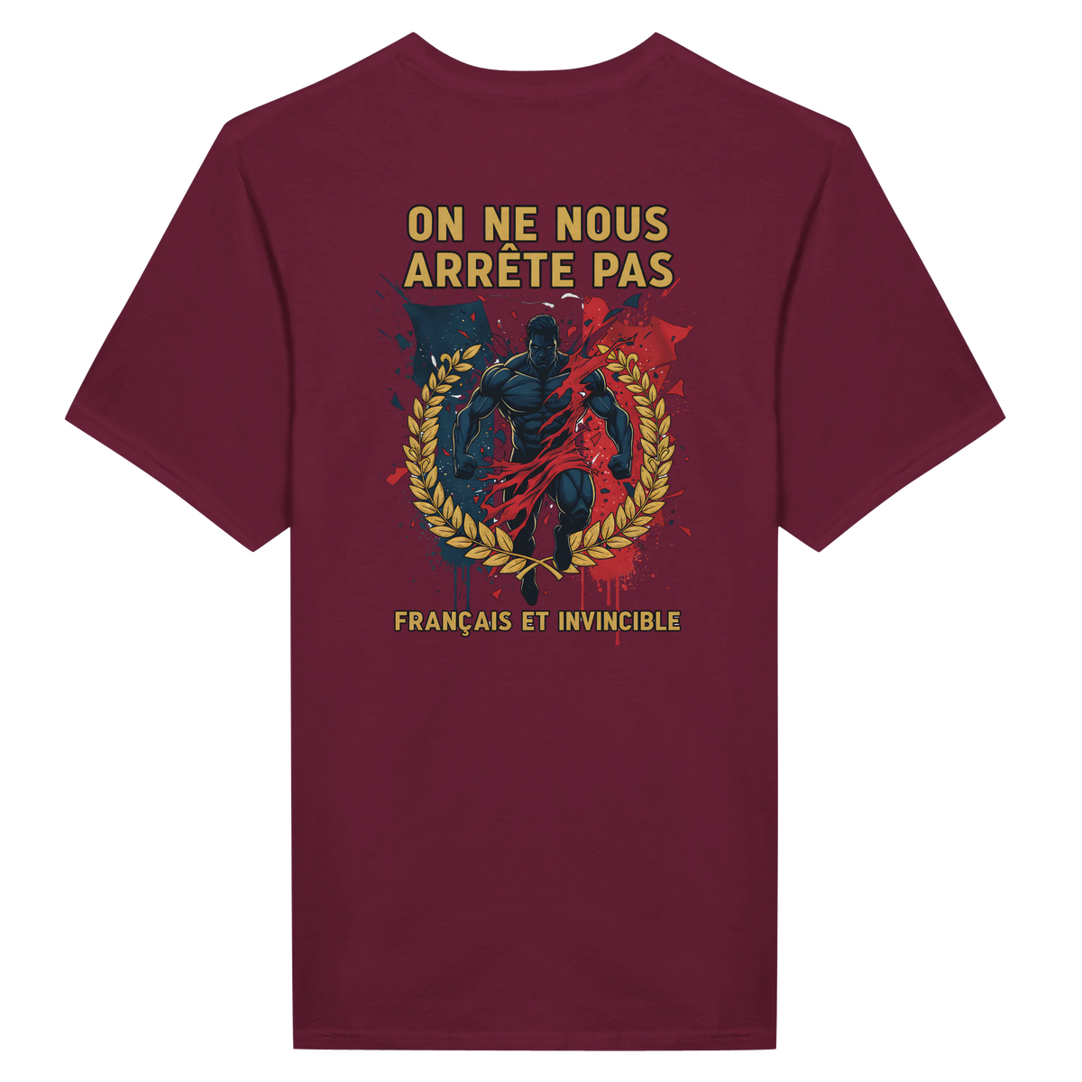 T-shirt Homme « On Nous Arrête Pas » - Classique Ras du Cou Gildan 64000