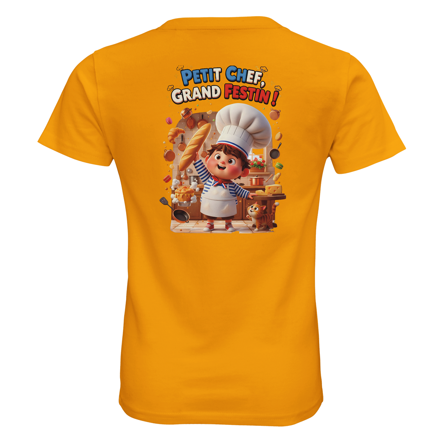 T-Shirt Petit Chef Grand Festin – 100% Coton Bio