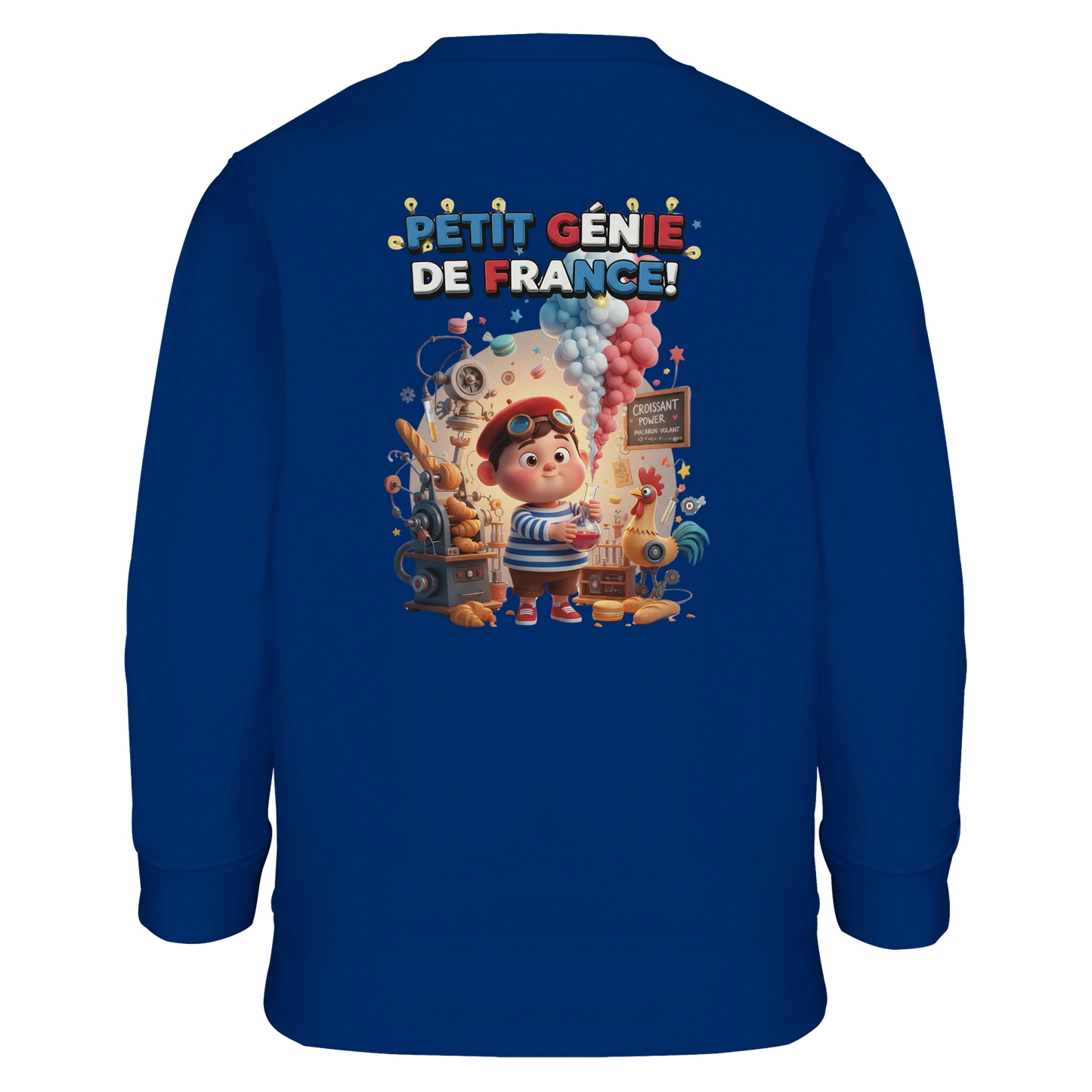 Sweat-shirt Garçon Petit Génie Français - Sweat Doux et Écoresponsable