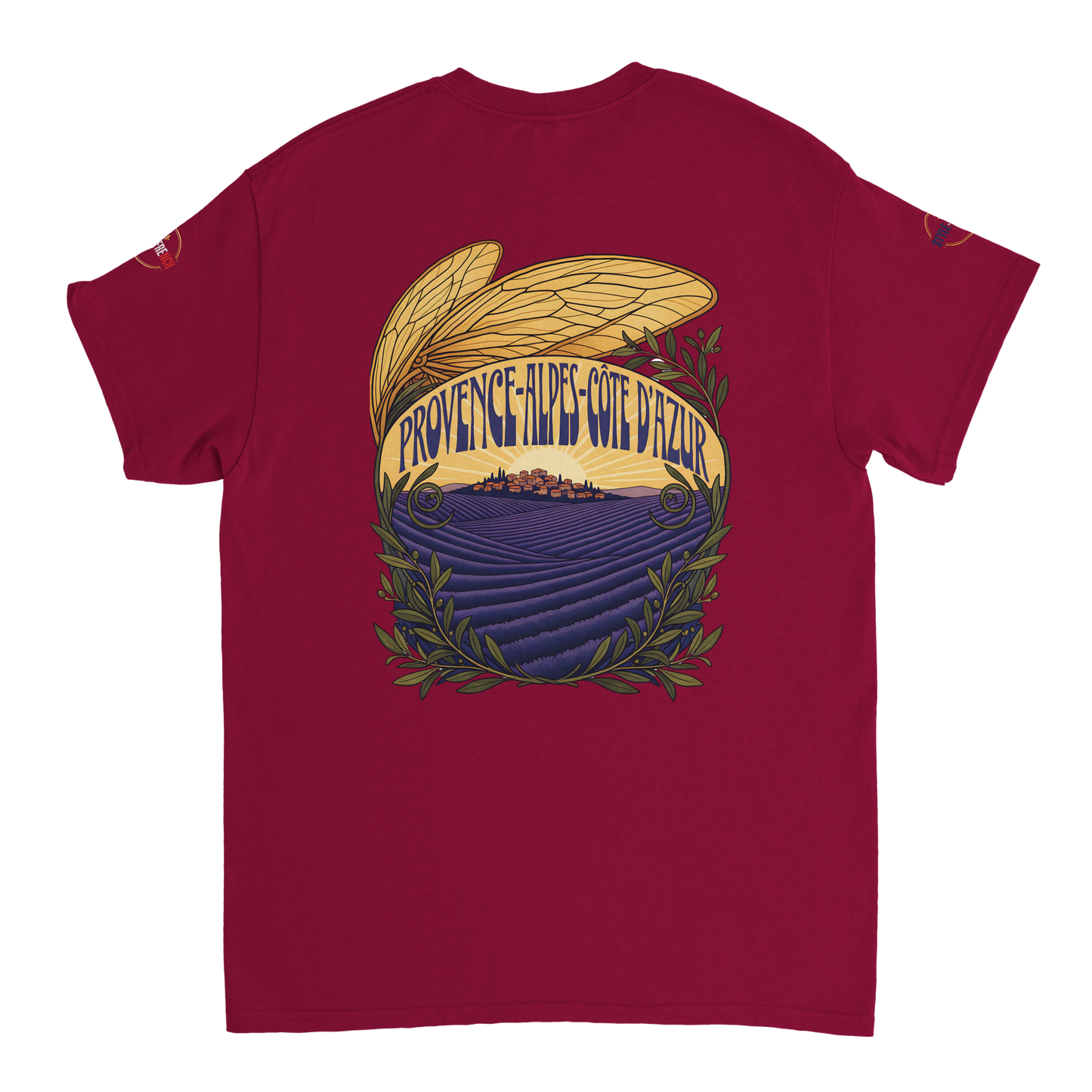 T-Shirt Unisexe Provence-Alpes-Côte d'Azur – Coton Épais Premium