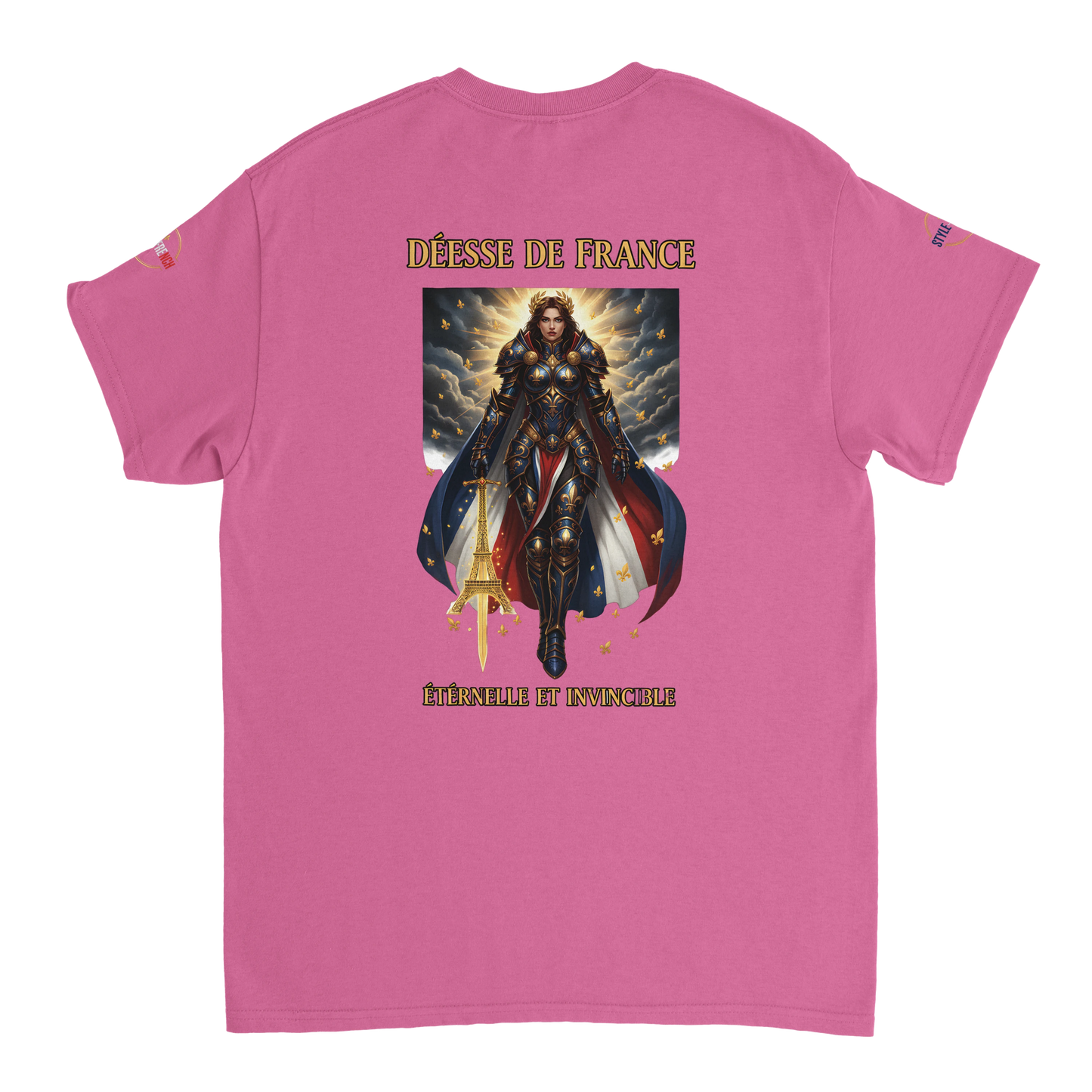 T-shirt Femme Déesse de France - Coton Épais à Coupe Classique