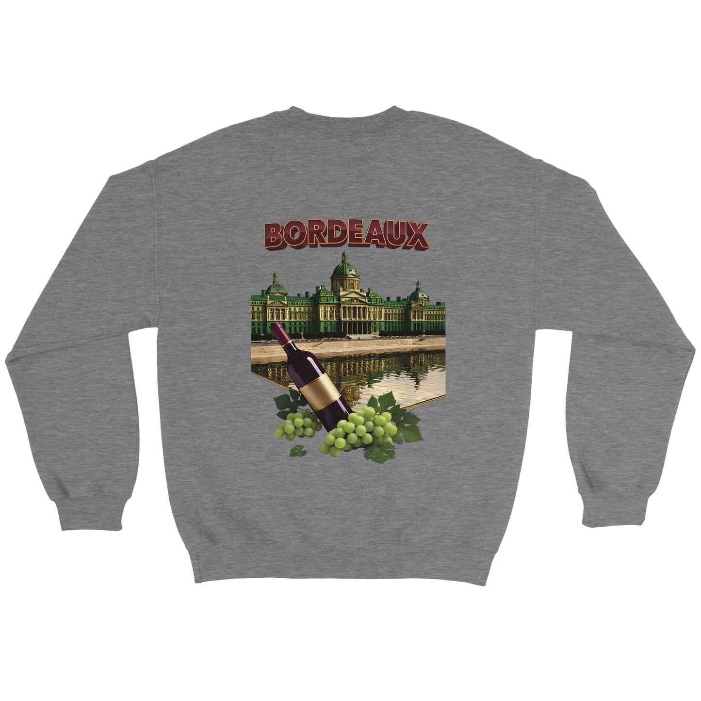Sweat-shirt Unisexe Bordeaux Ville de France – Classique et Confortable