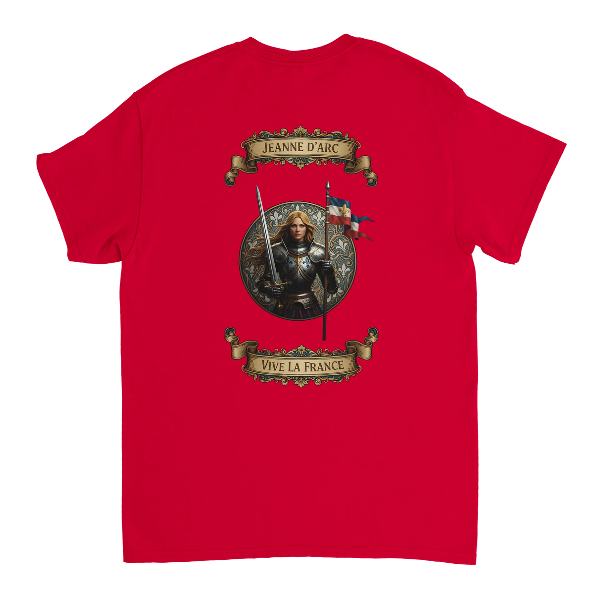 T-shirt Femme Jeanne d'Arc - Symbole Iconique en Coton Premium