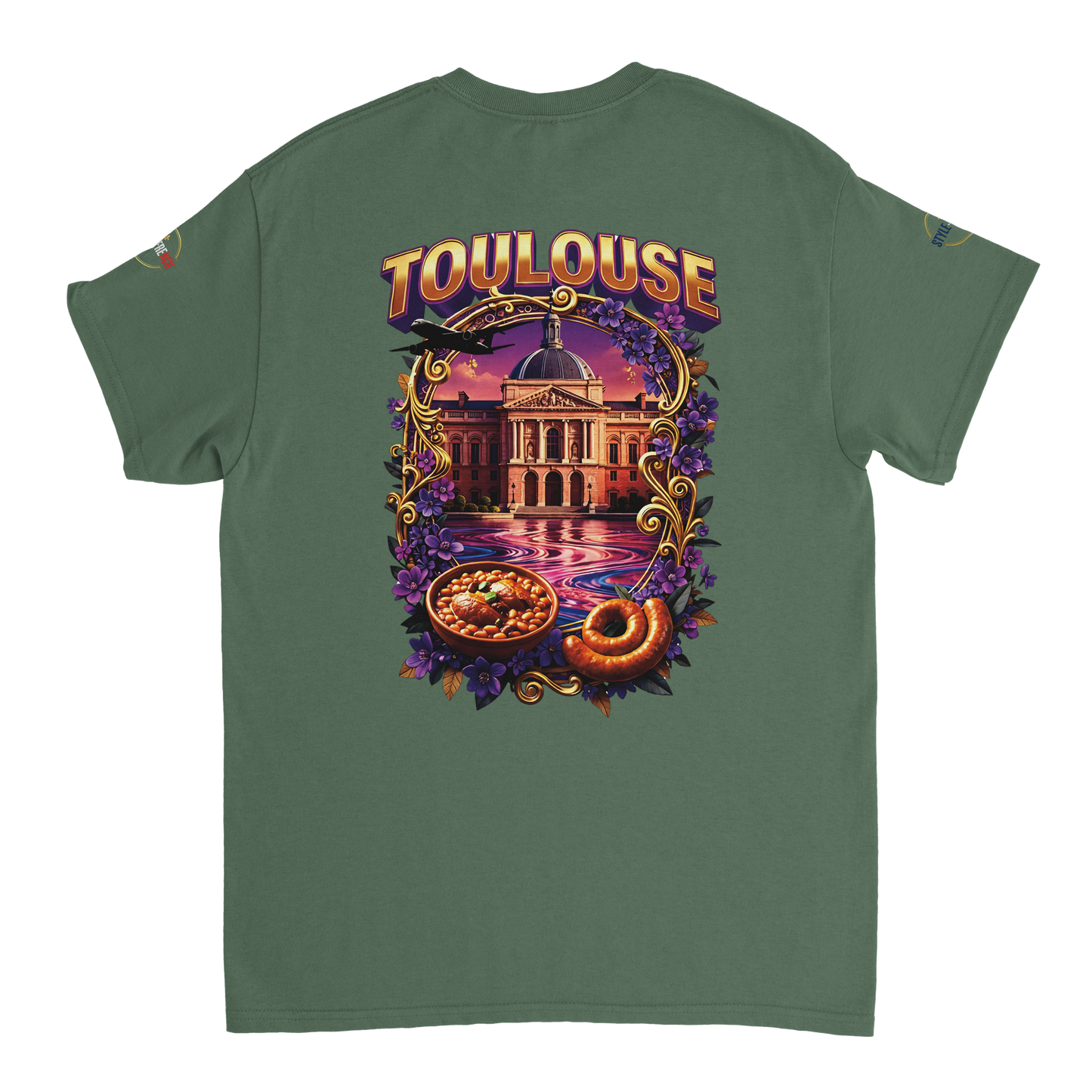 T-Shirt Unisexe Toulouse France – T-Shirt en Coton Premium à Coupe Classique