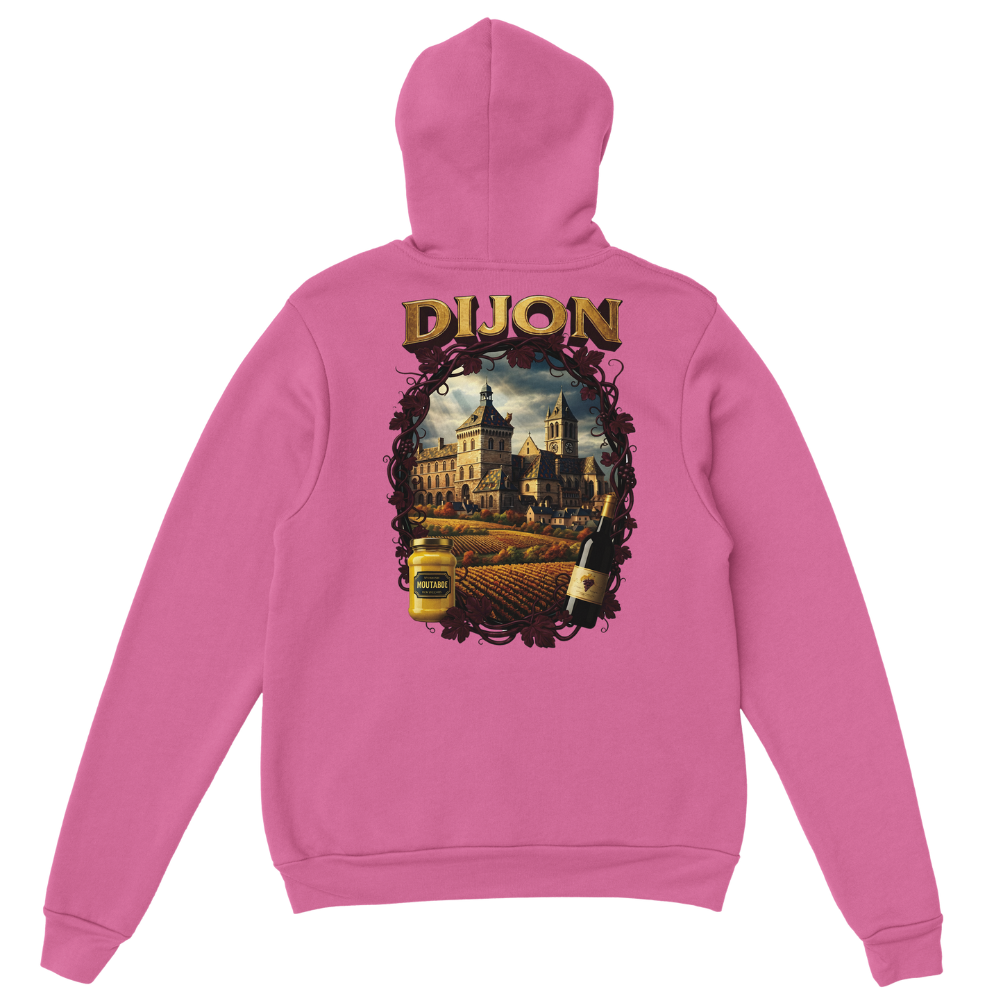 Sweat à Capuche Unisexe Dijon – Ville de France – Confort Premium