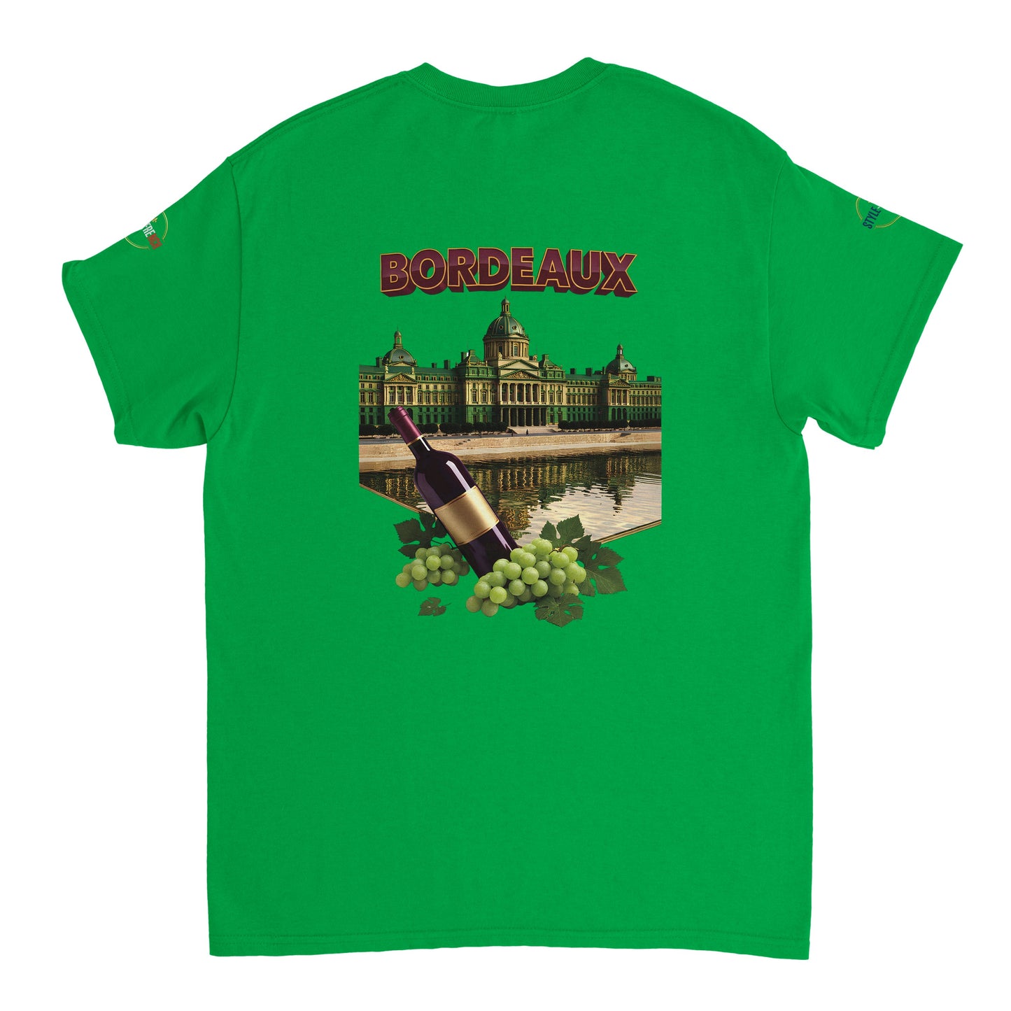 T-shirt Unisexe Bordeaux Ville de France – Coton Épais Premium