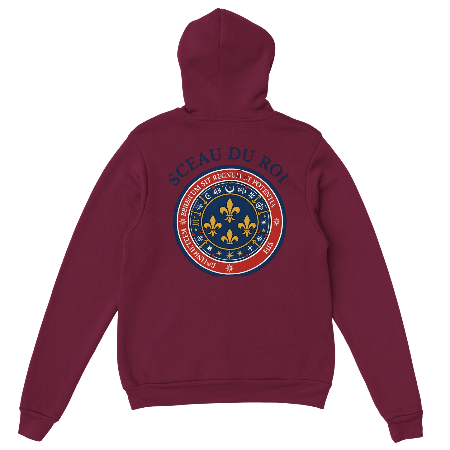 Sweat à capuche Le Sceau du Roi pour homme – Hoodie premium en coton mélangé