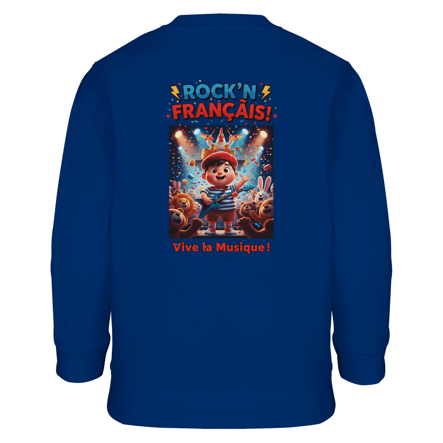 Sweat-shirt garçon  Rock'n Français – Coton Éco-Responsable
