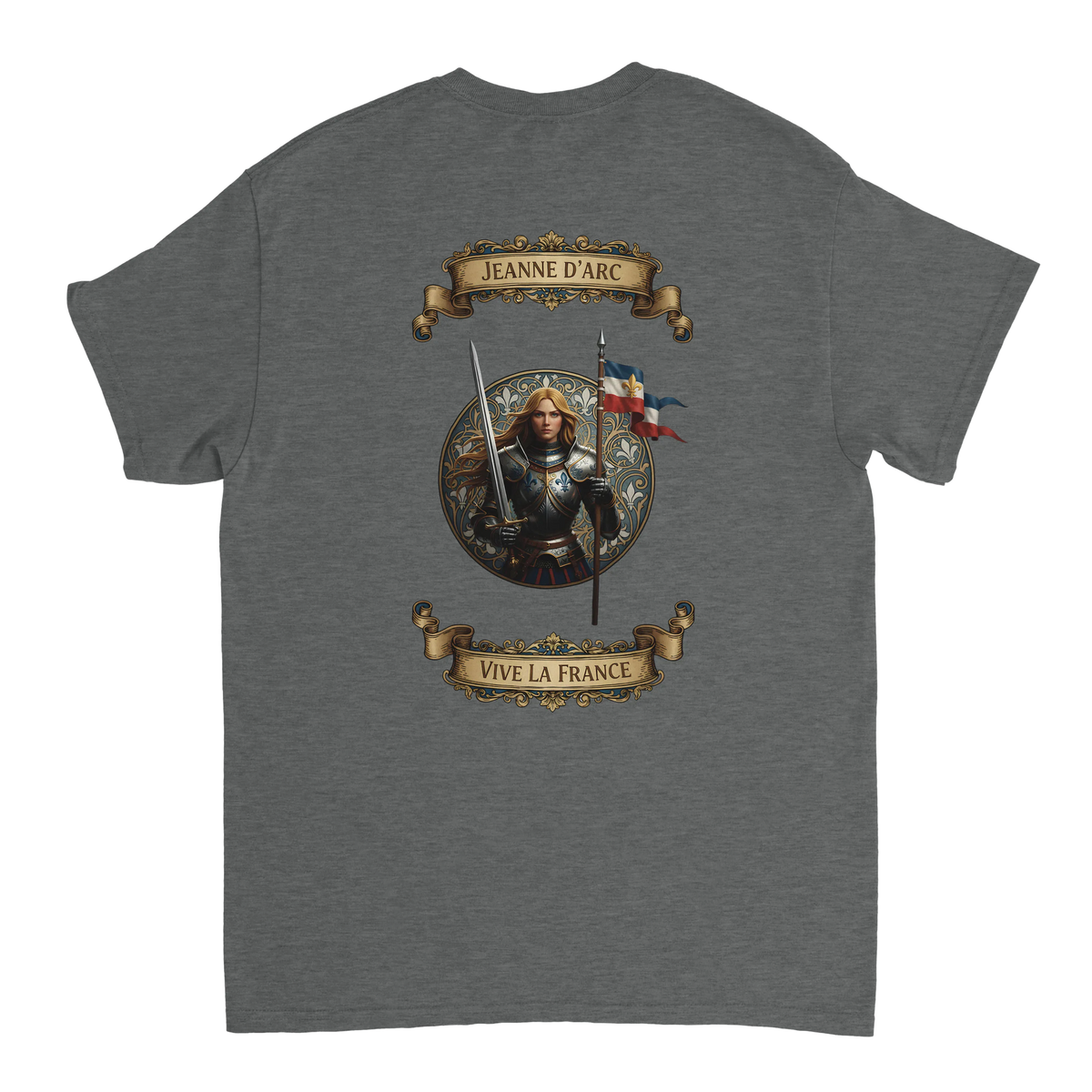 T-shirt Femme Jeanne d'Arc - Symbole Iconique en Coton Premium