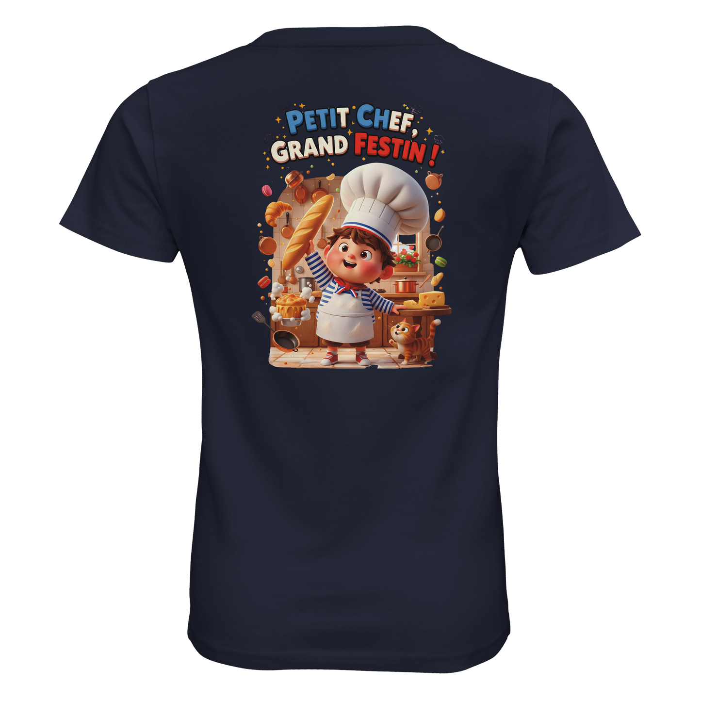 T-Shirt Petit Chef Grand Festin – 100% Coton Bio
