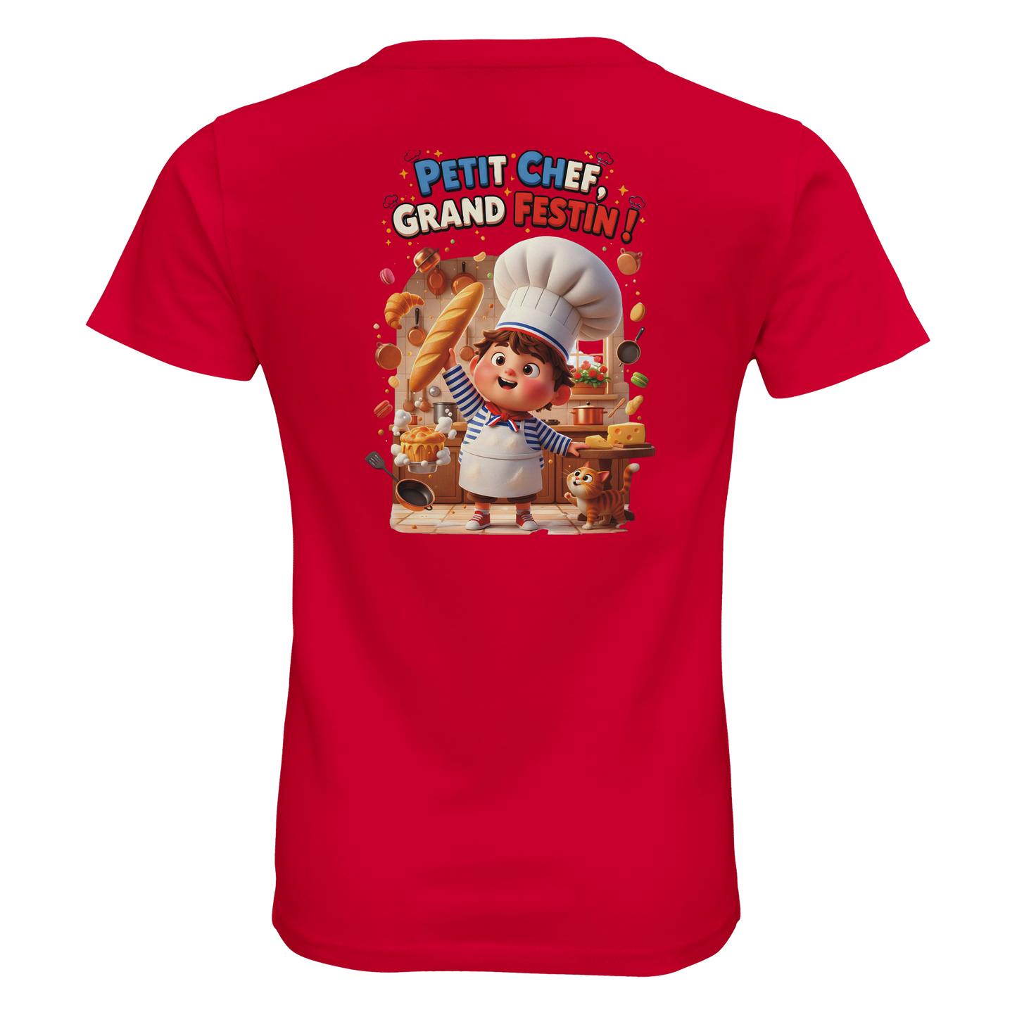 T-Shirt Petit Chef Grand Festin – 100% Coton Bio