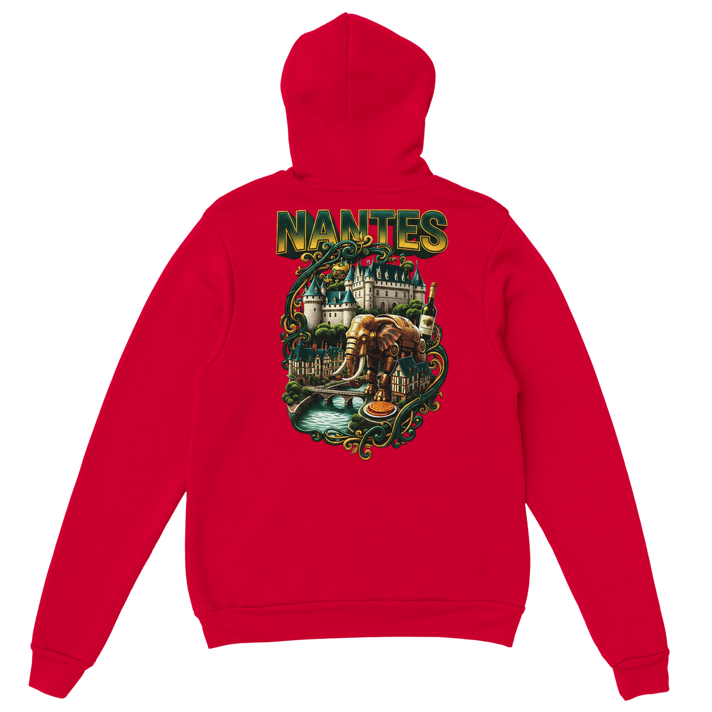 Sweat à capuche unisexe Nantes – Confort premium et style urbain