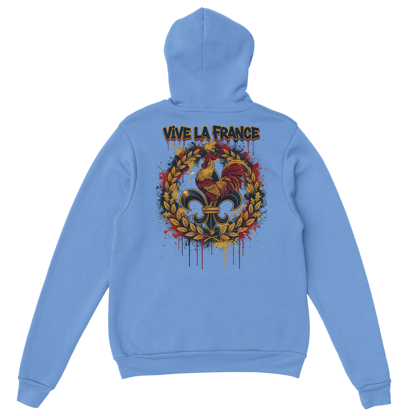 Sweat à Capuche Homme Vive la France – Confort et Style Tricolore