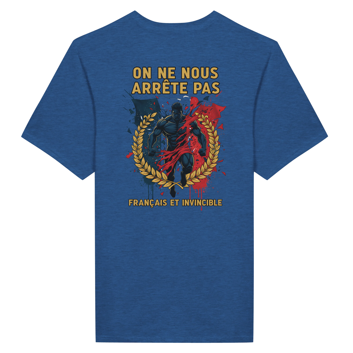 T-shirt Homme « On Nous Arrête Pas » - Classique Ras du Cou Gildan 64000