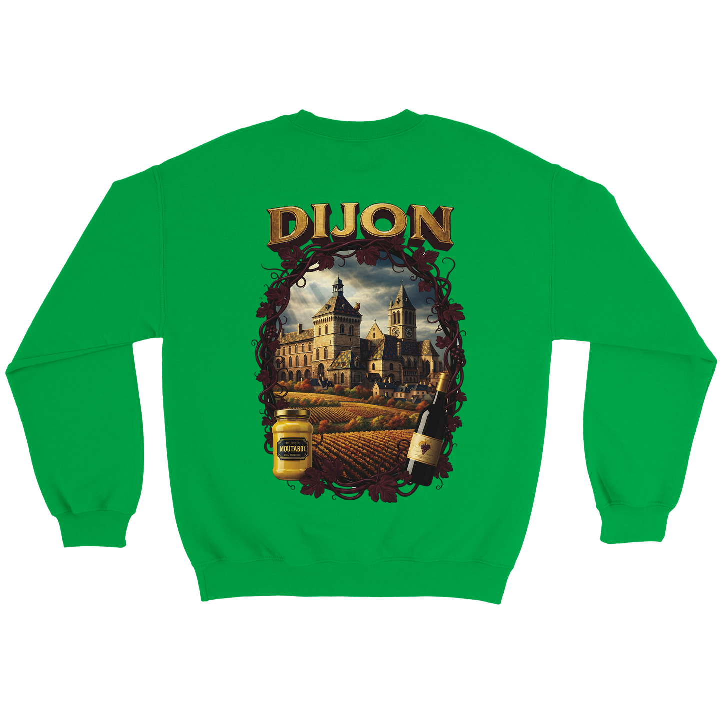 Sweat-shirt Unisexe Dijon – Ville de France – Coupe Classique Confortable
