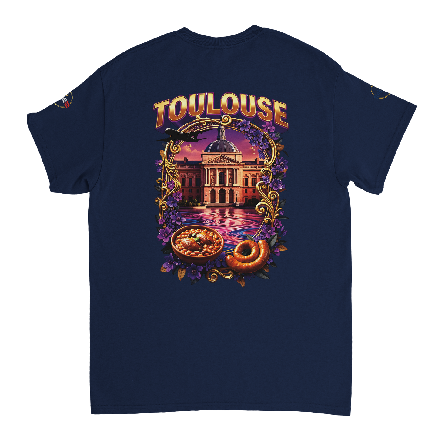T-Shirt Unisexe Toulouse France – T-Shirt en Coton Premium à Coupe Classique