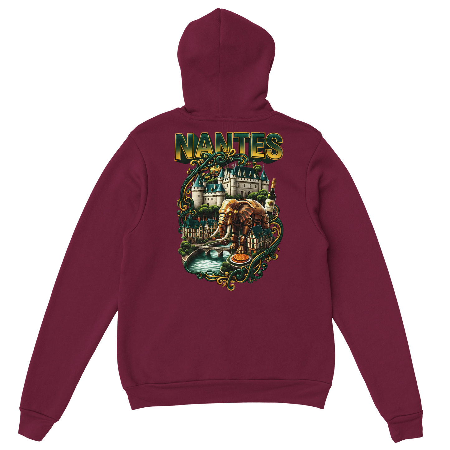 Sweat à capuche unisexe Nantes – Confort premium et style urbain