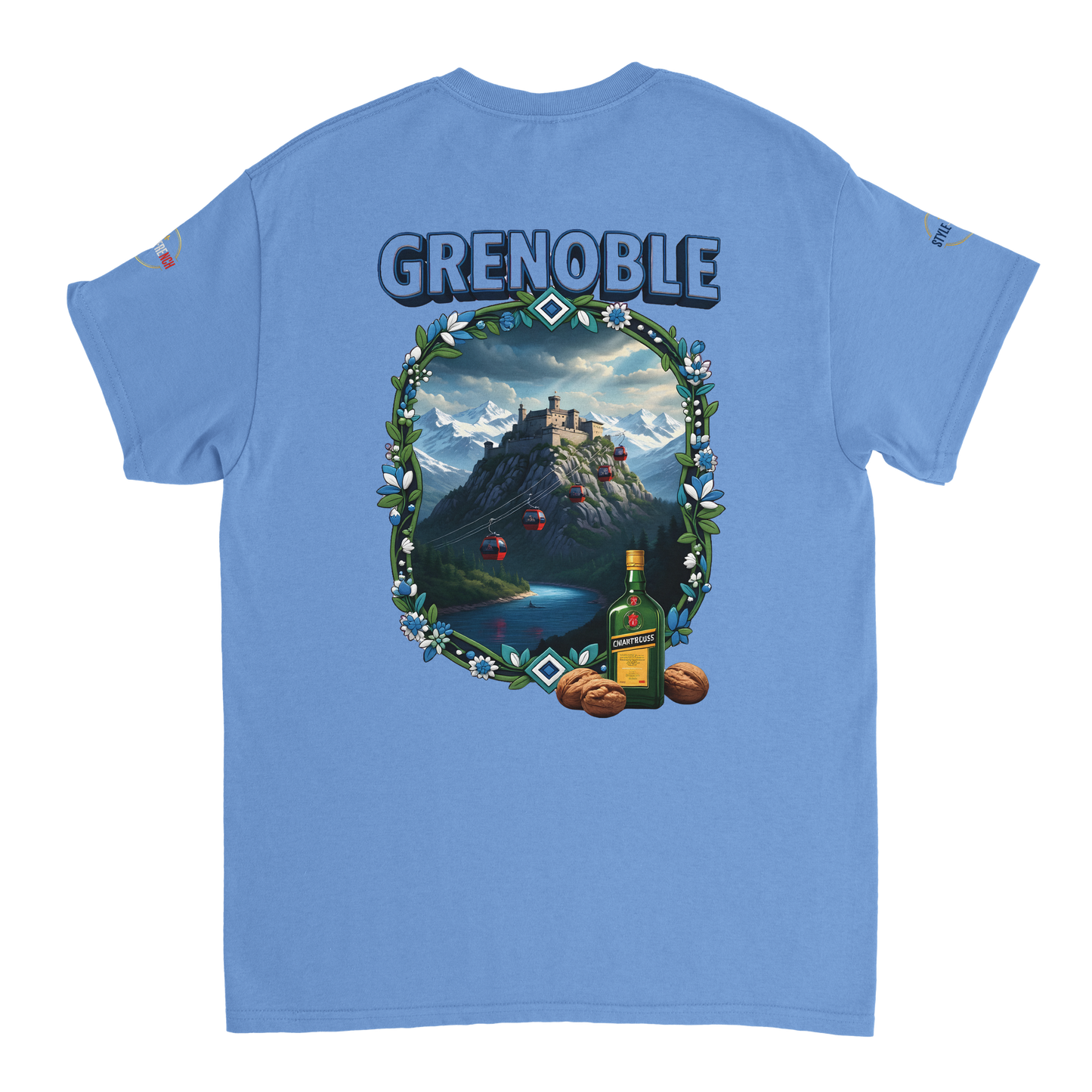T-shirt Unisexe Grenoble - Ville de France - Coton Premium