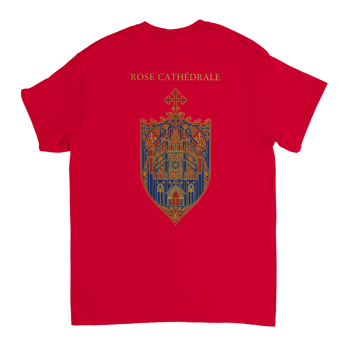 T-Shirt Femme Rose Cathédrale | Gildan 5000 Coton Épais