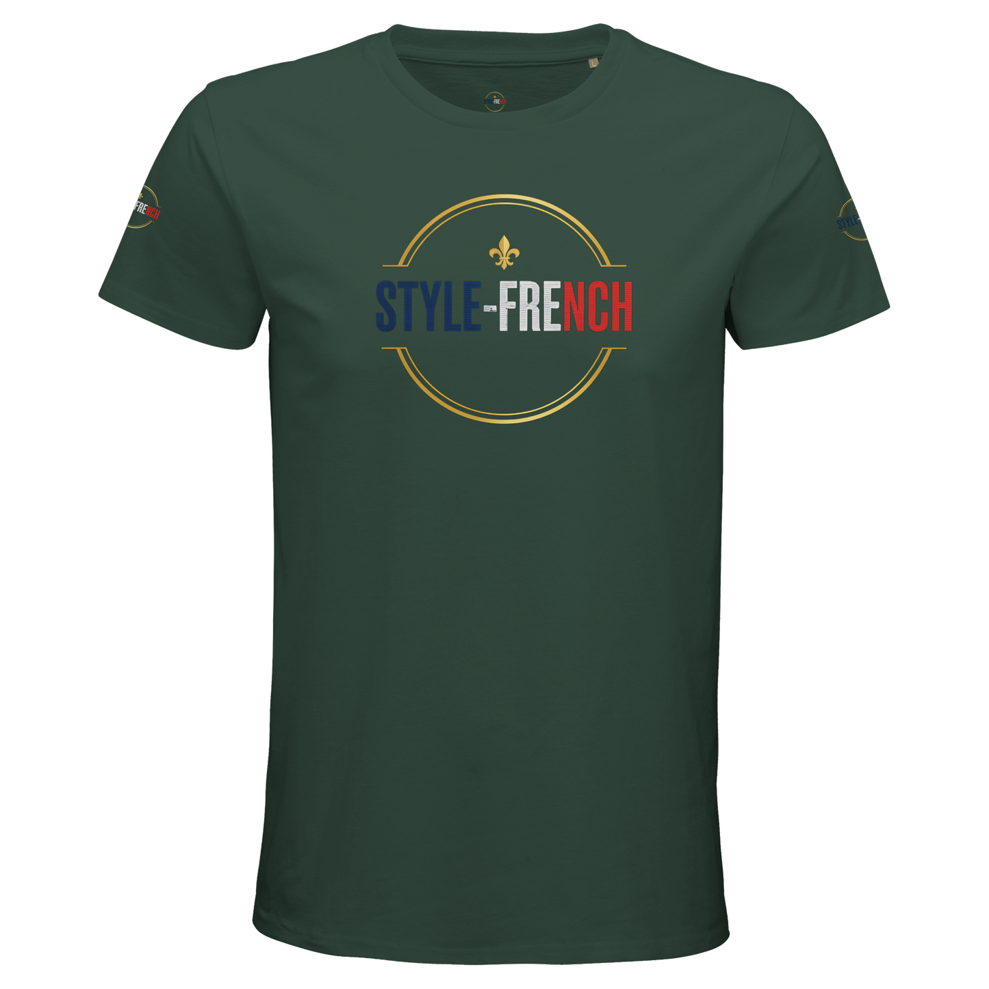 T-Shirt Homme de France – Coton Bio Premium à Col Rond