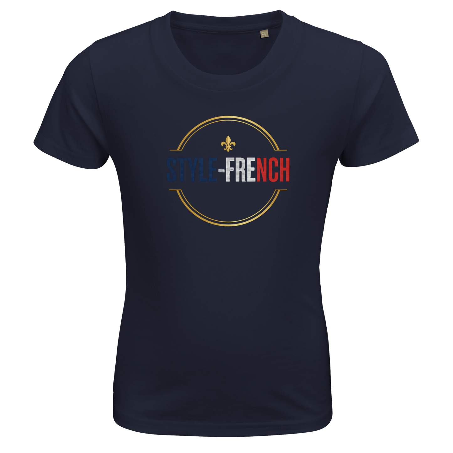 T-Shirt Fille Petite Championne Olympique – Coton Bio Premium