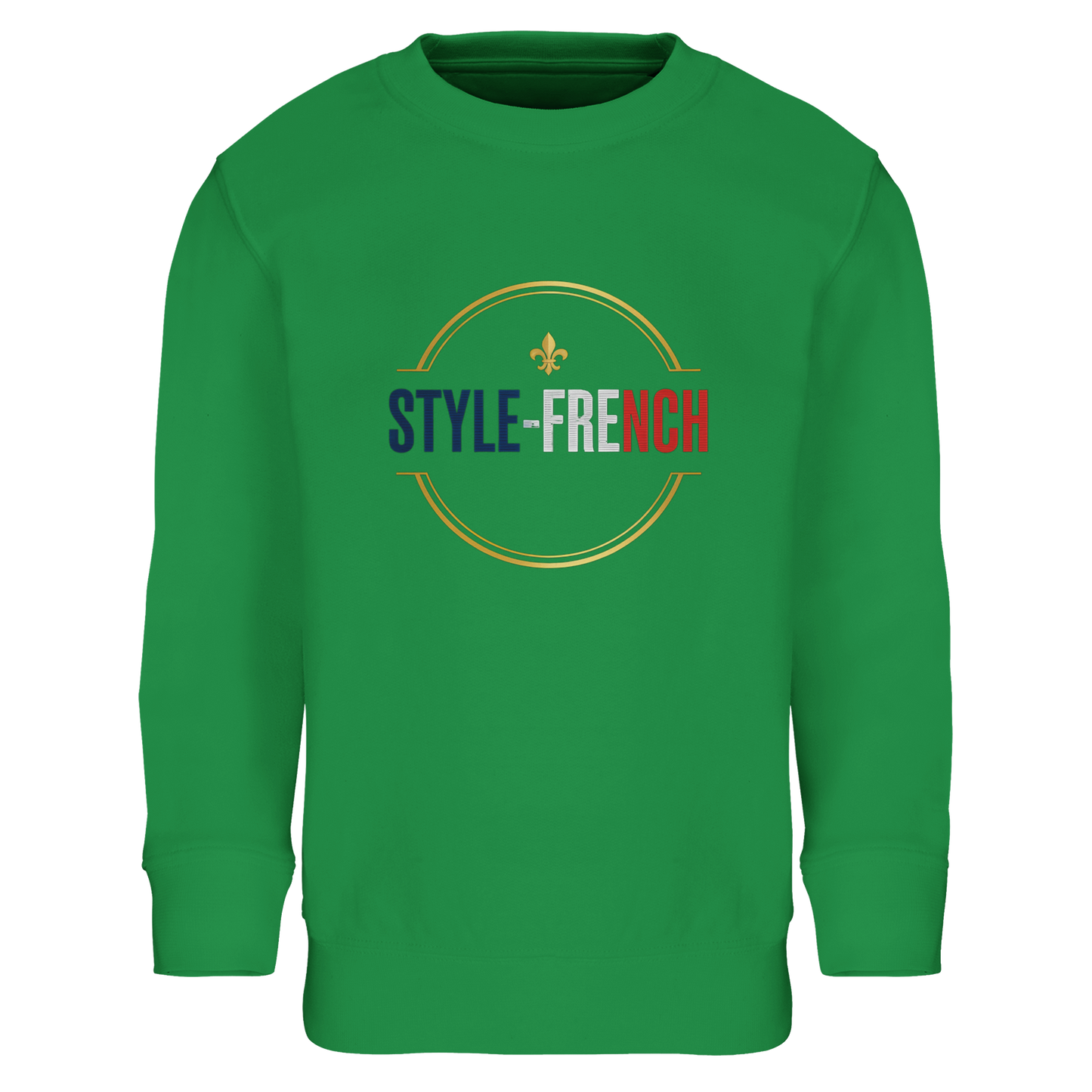 Sweat-shirt Fille 'La France dans mon Cœur' - Sweat Confortable Éco-Responsable