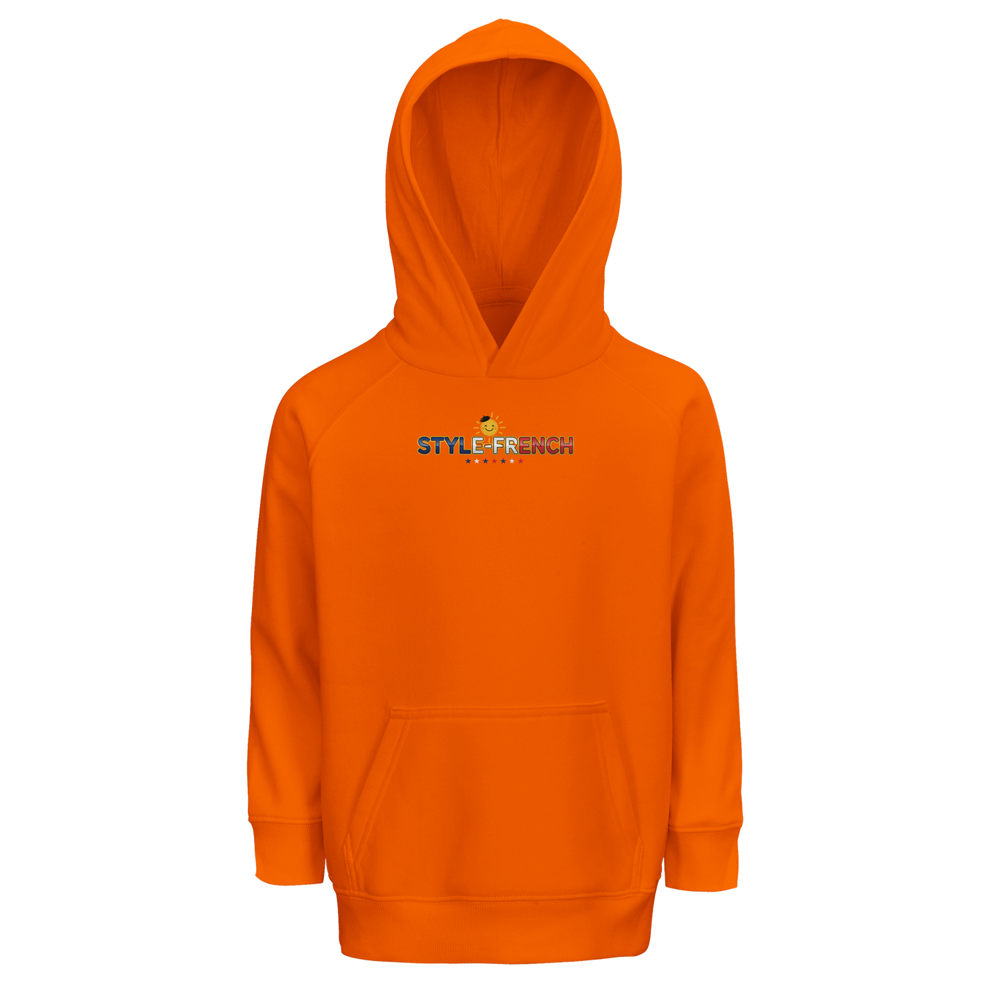 Sweat à Capuche fille- Design La France dans mon Cœur - Coton Bio