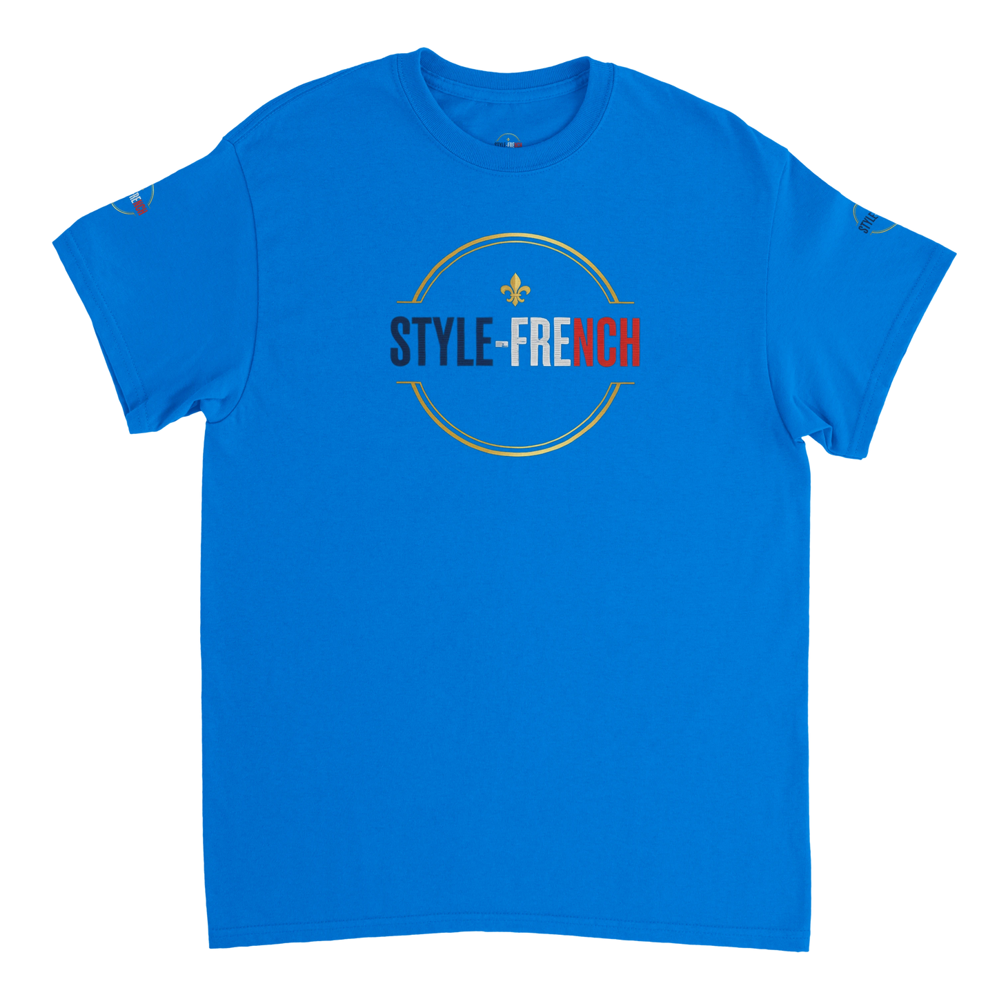 T-shirt Homme Œil de la République - Coton Épais à Coupe Classique
