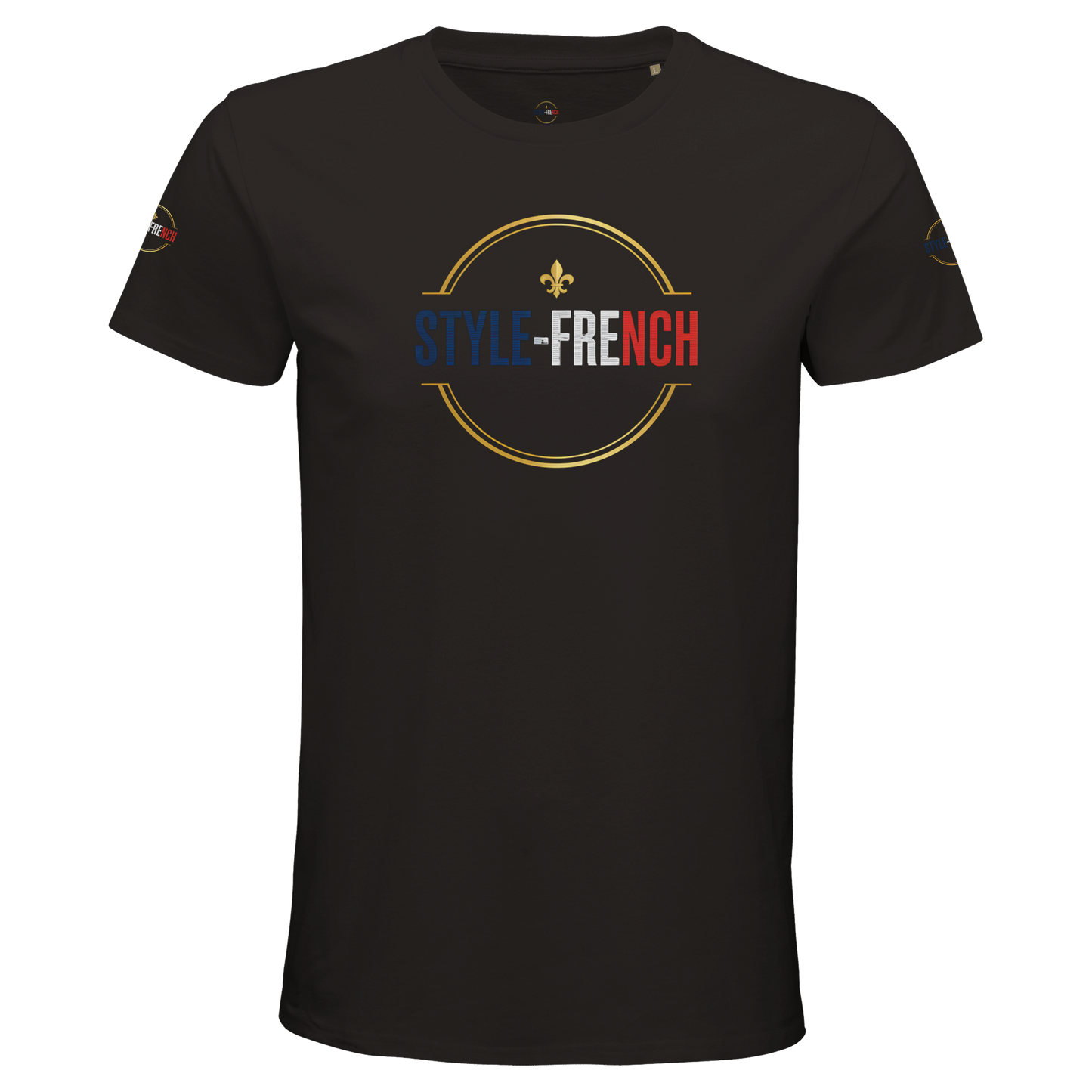 T-Shirt Homme de France – Coton Bio Premium à Col Rond