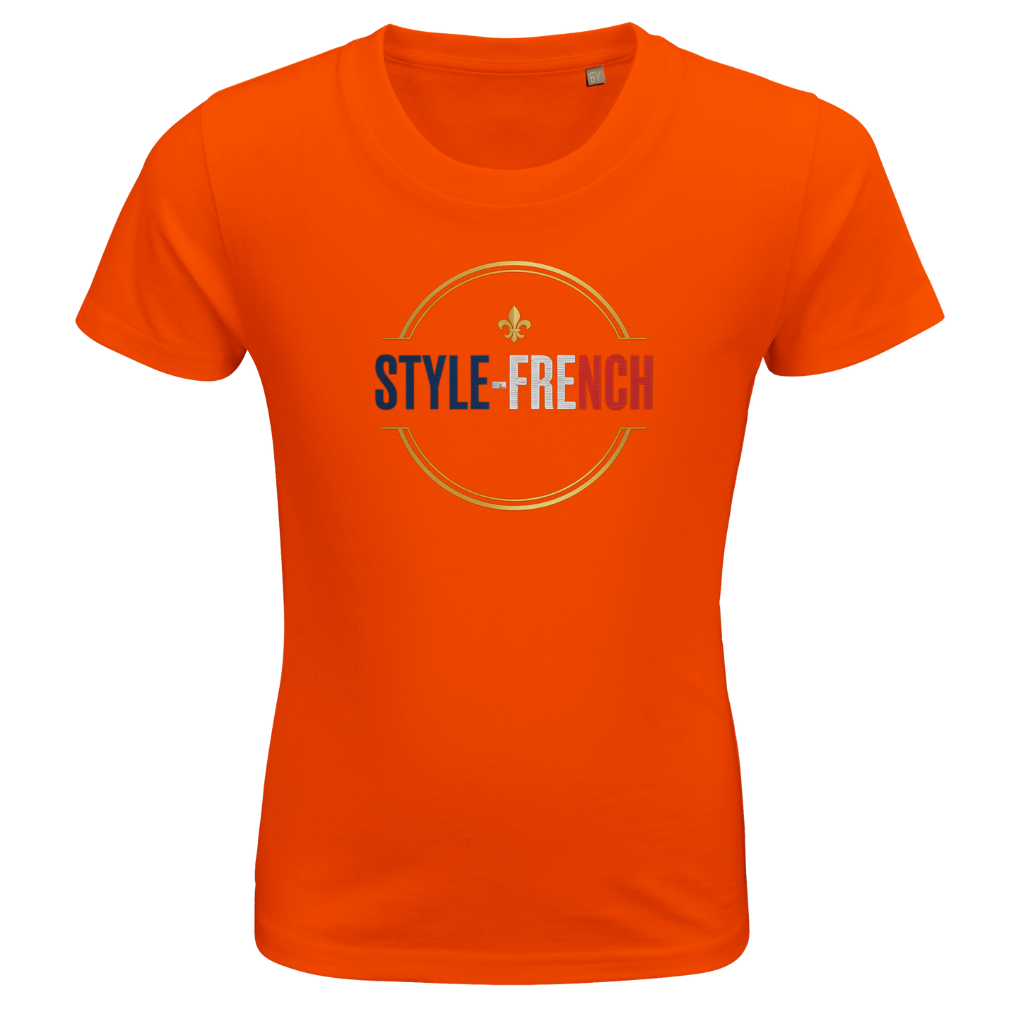 T-Shirt Fille Petite Championne Olympique – Coton Bio Premium