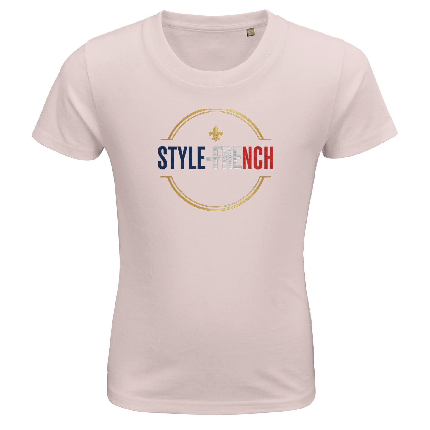 T-Shirt Fille - La Petite Française Qui Rêve Grand - 100% Coton Bio
