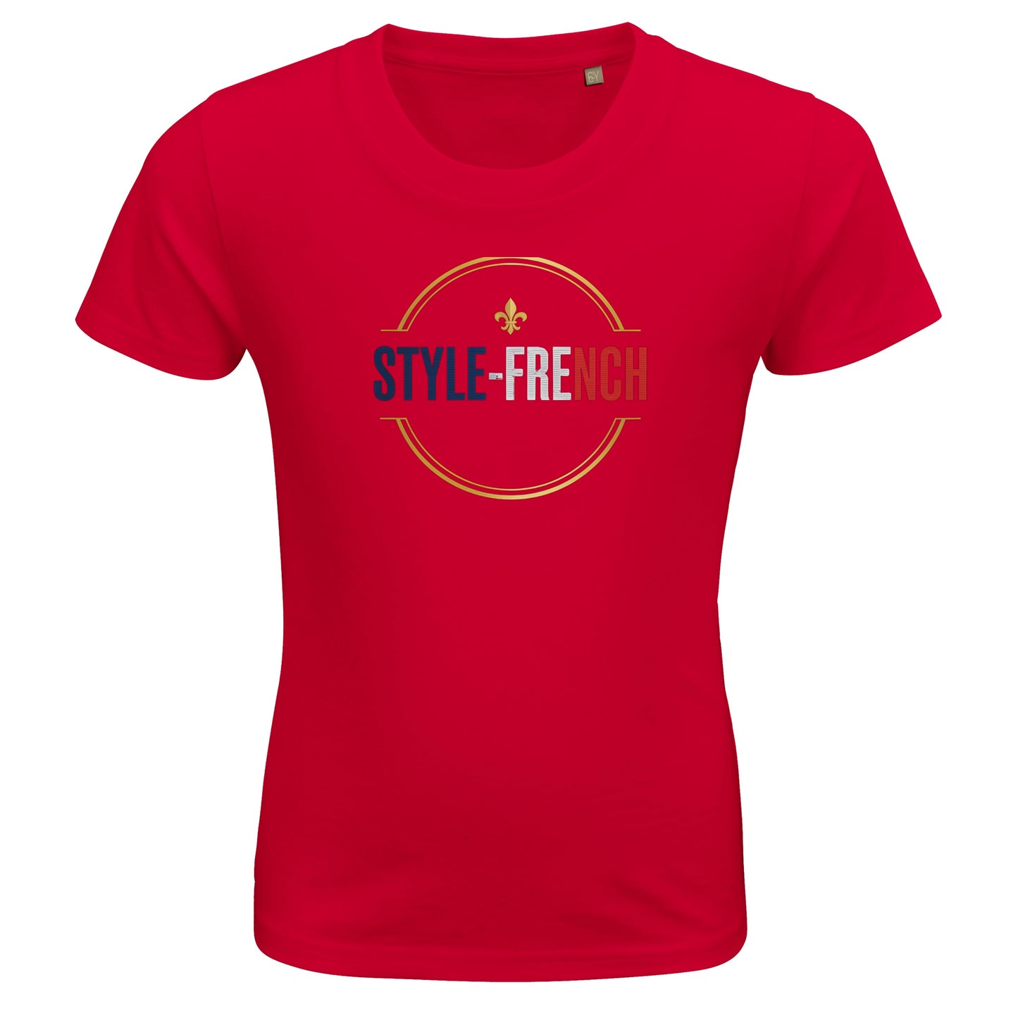 T-Shirt Fille - La Petite Française Qui Rêve Grand - 100% Coton Bio