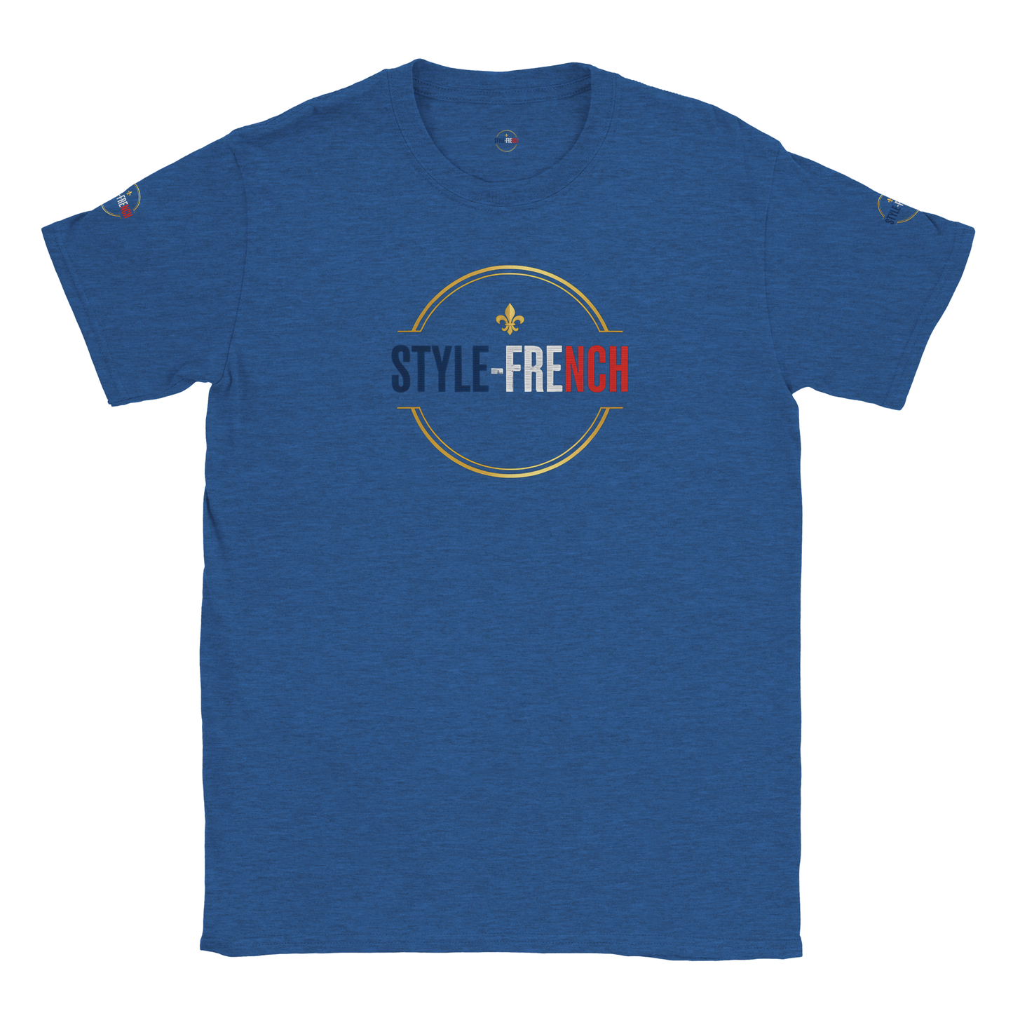 T-shirt Homme 'Vive la France' – Coton Premium, Coupe Classique