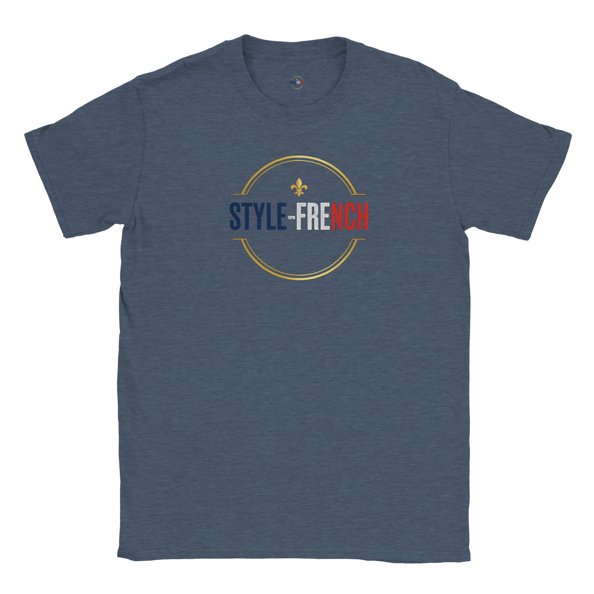 T-shirt Homme 'Vive la France' – Coton Premium, Coupe Classique