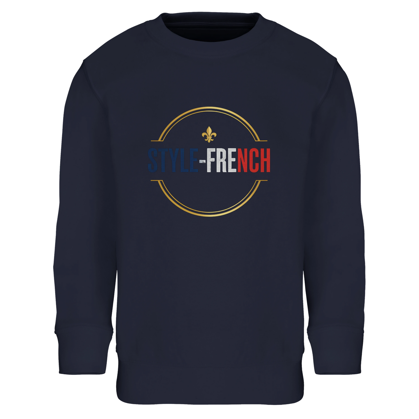 Sweat-shirt garçon Petit Français dans les Étoiles - Coton Écologique et Polaire