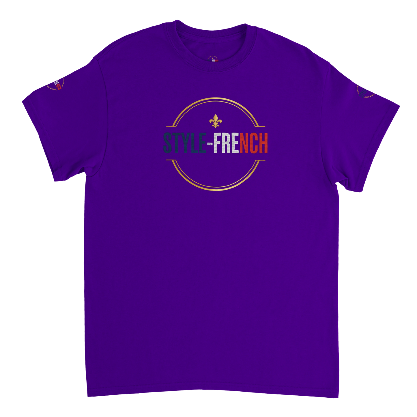 T-shirt Homme Œil de la République - Coton Épais à Coupe Classique