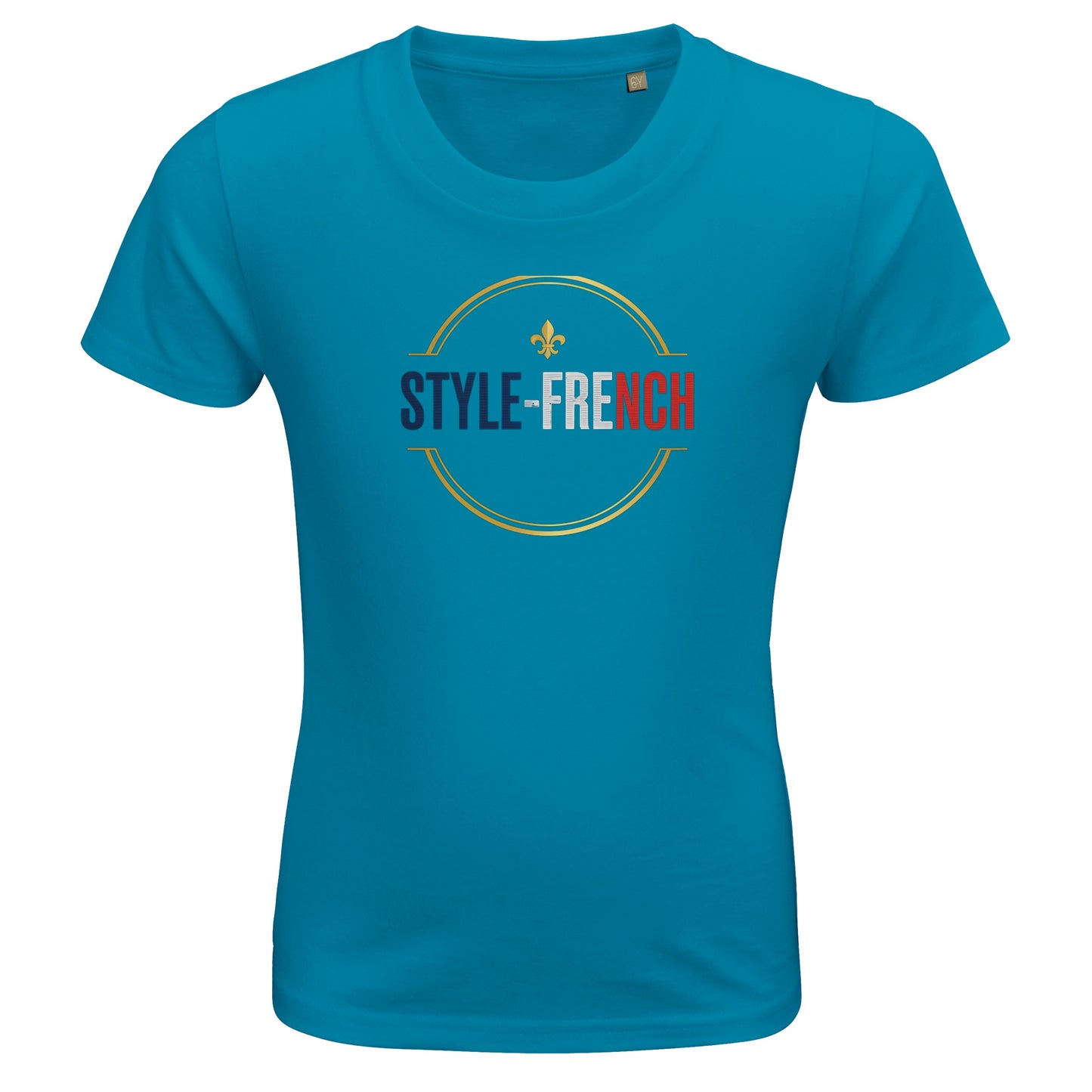 T-Shirt Fille - La Petite Française Qui Rêve Grand - 100% Coton Bio