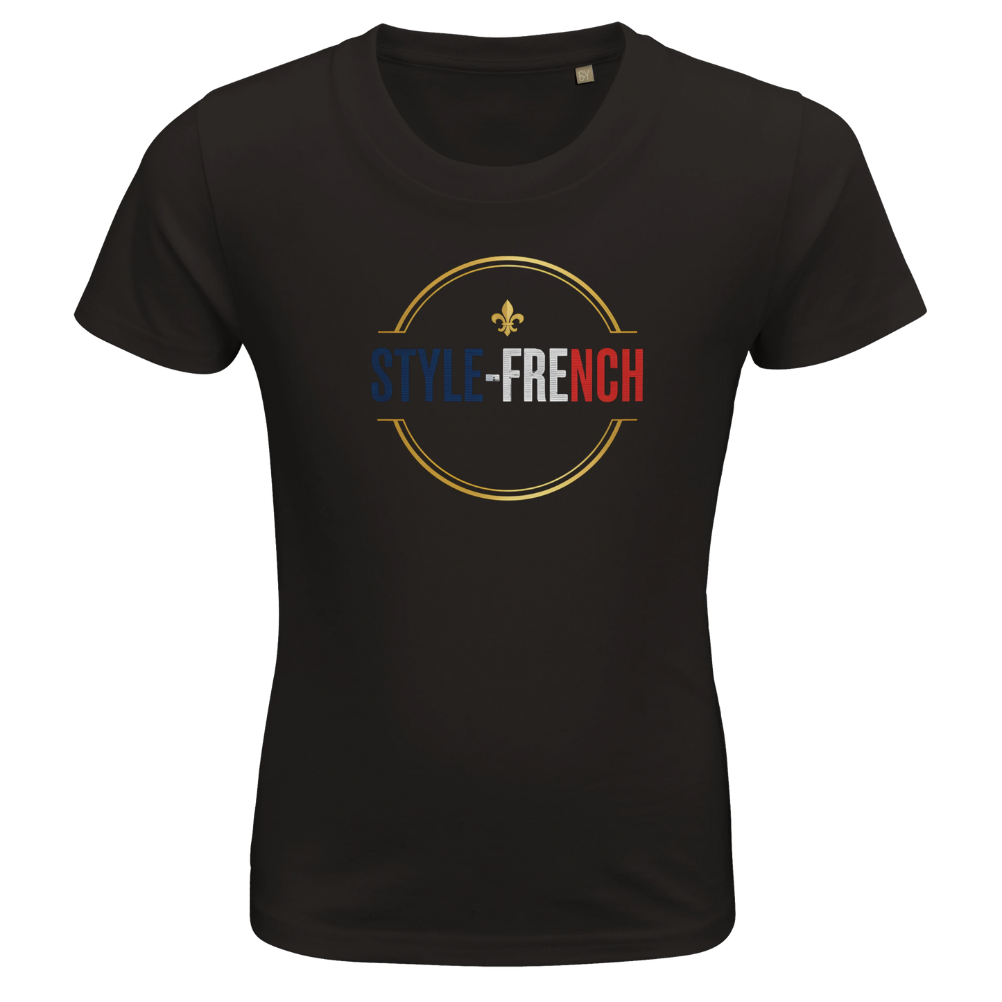 T-shirt garçon Petit Français Dans les Étoiles – 100% Coton Bio