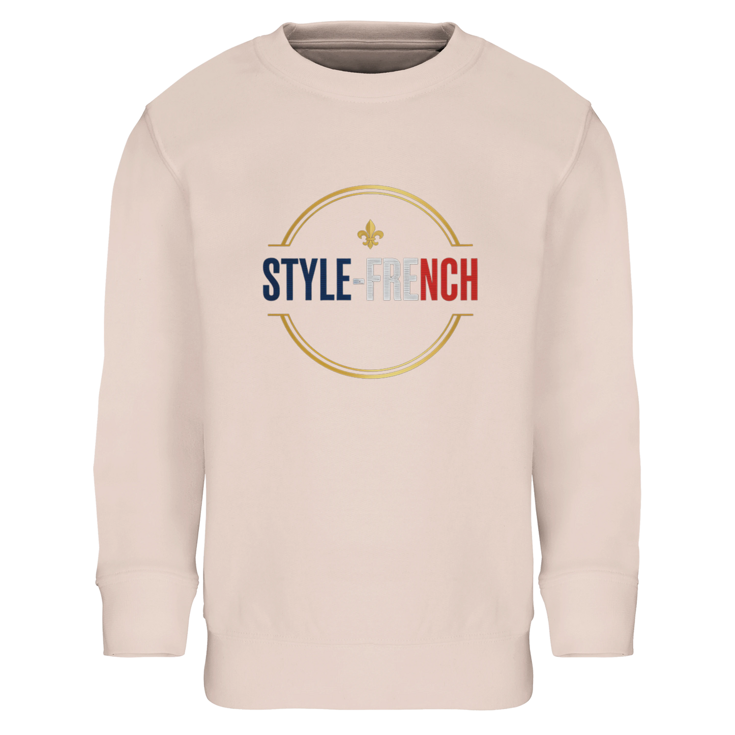 Sweat-shirt fille Petite Génie de France - Coton Recyclé Confortable