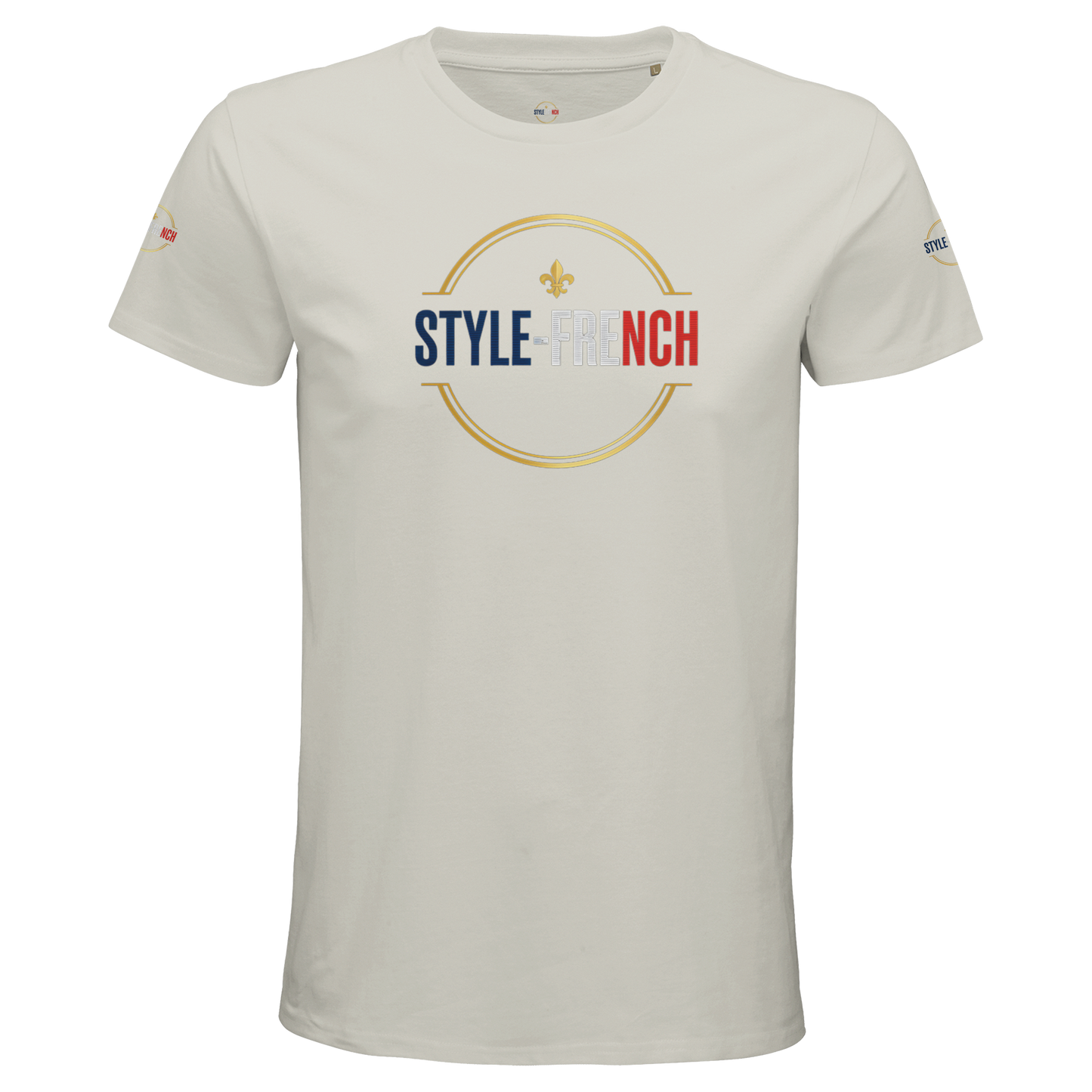T-Shirt Homme de France – Coton Bio Premium à Col Rond