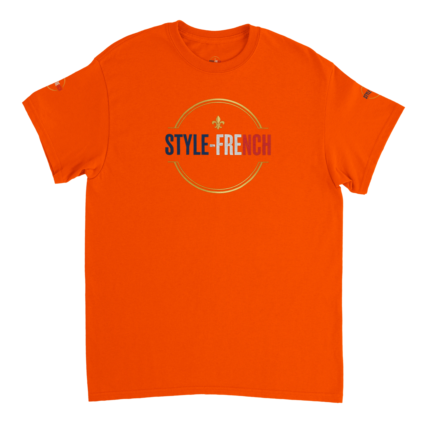T-shirt Homme Œil de la République - Coton Épais à Coupe Classique